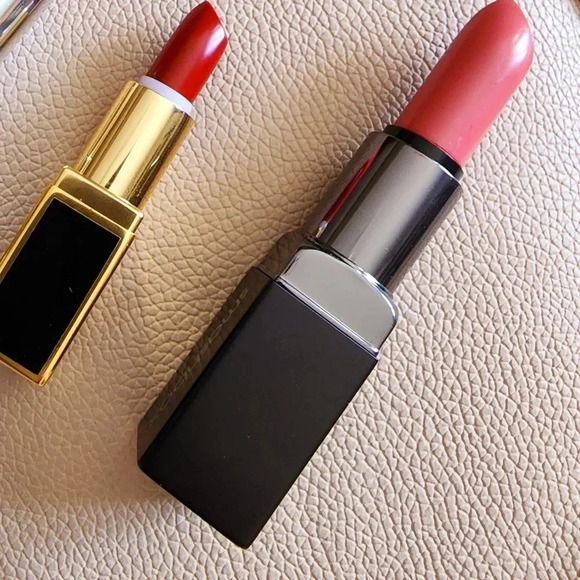 Lipstick Bundle  Smashbox Full size Primrose Tom Ford Mini 16 Scarlet Rouge - Picture 1 of 4